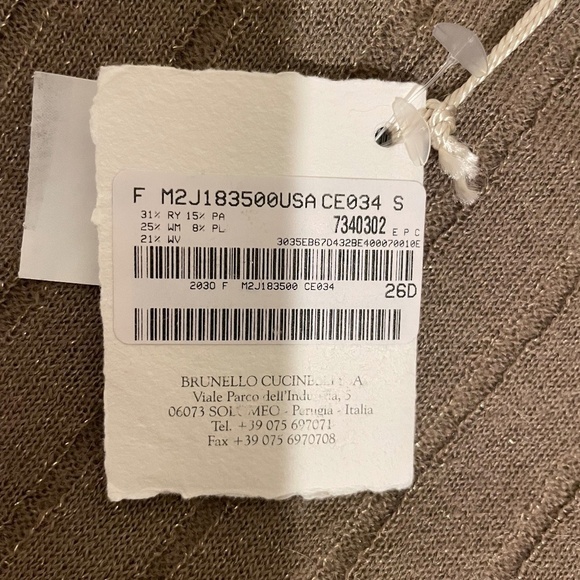 NWT Brunello Cucinelli sweater SZ S - Picture 7 of 11